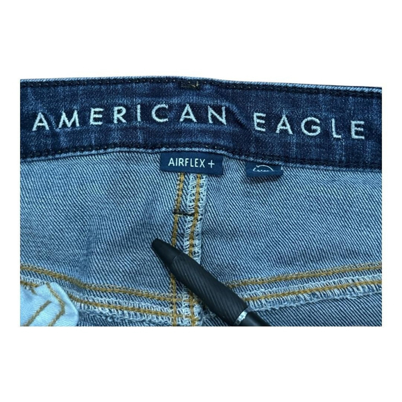 American Eagle Jeans Mens 30x32 Blue Original Straight Airflex+ Denim Casual - Picture 6 of 10